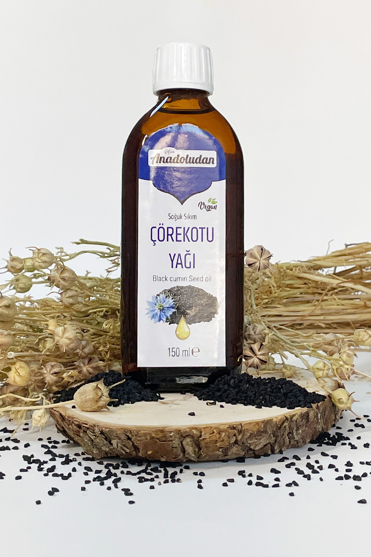 Saf Çörek Otu Yağı – Soğuk Pres, Katkısız & Organik Destek 2