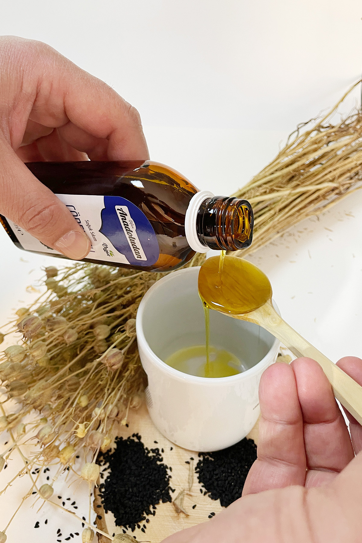 Saf Çörek Otu Yağı – Soğuk Pres, Katkısız & Organik Destek 3