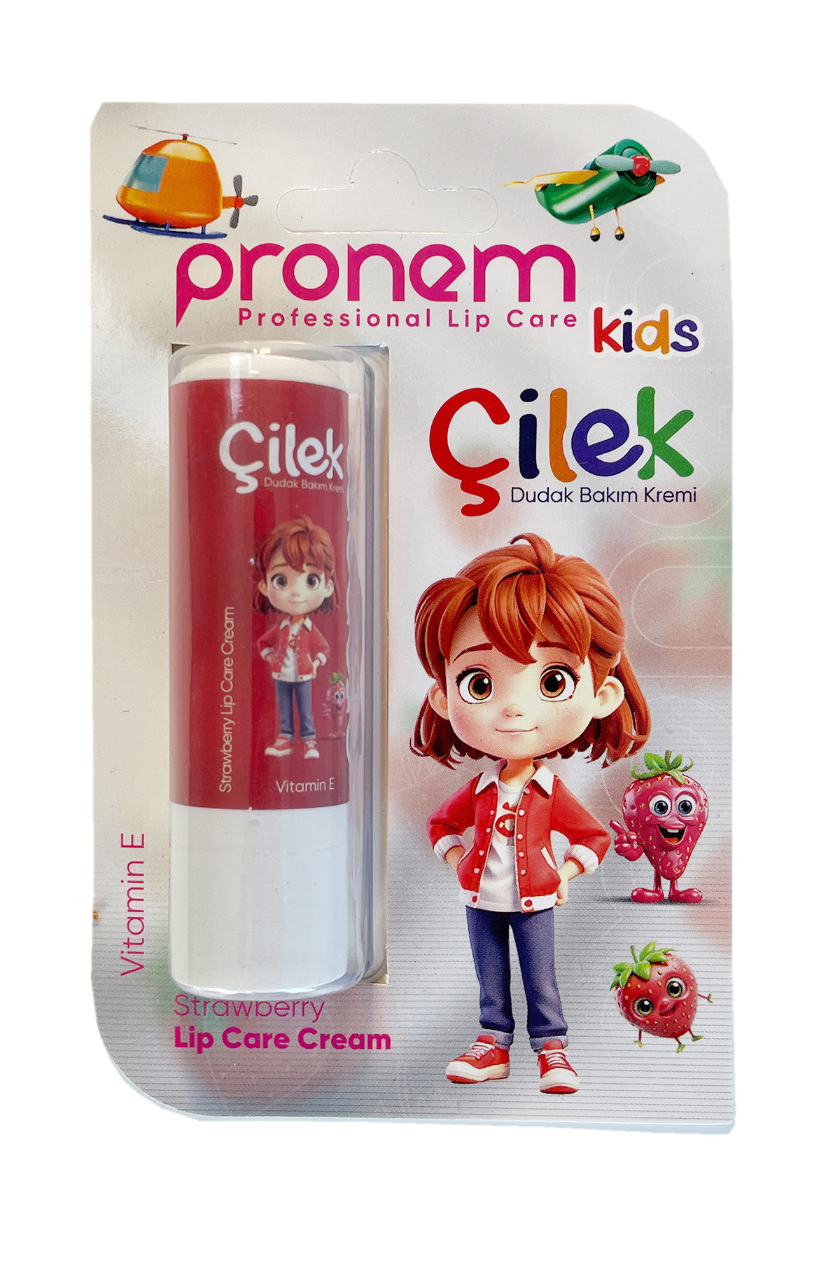 Pronem Kids Dudak Bakım Kremi Kız - Çilek