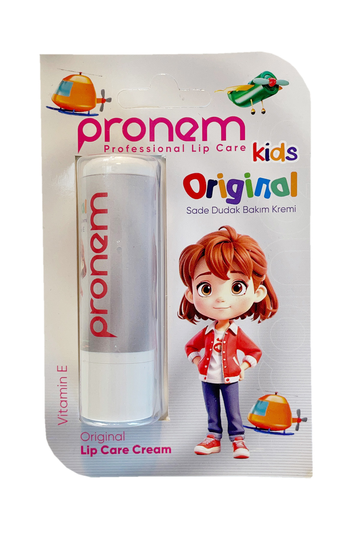 Pronem Kids Dudak Bakım Kremi Kız- Sade