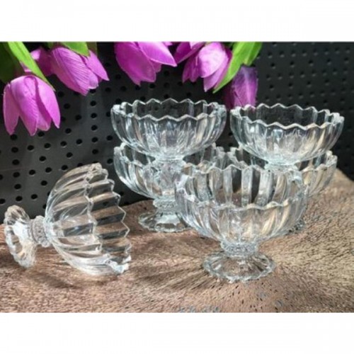 6'lı Kristal Çerezlik Seti 