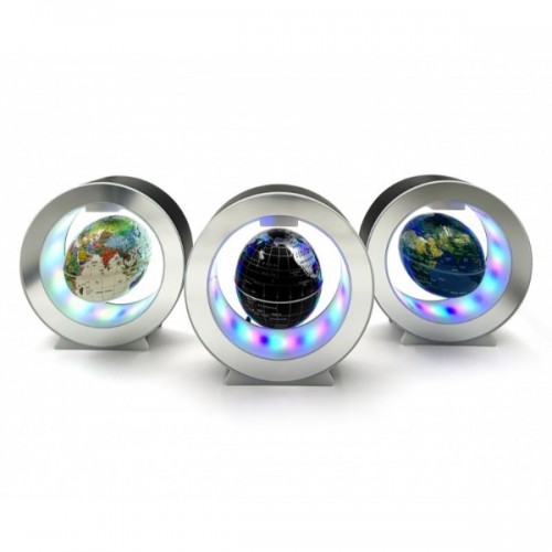 Manyetik Küçük Boy Yuvarlak Ledli Dünya Küre