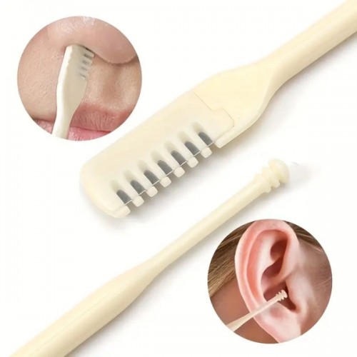 2'si 1 Arada Kutulu Burun Kıl Alma ve Kulak Temizleme Aparatı