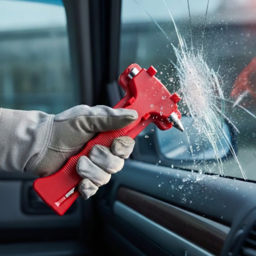 Kırmızı Motor Bisiklet Kilidi 22 mm x 150 cm 